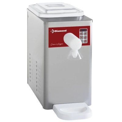 Machine réfrigérée à chantilly en inox, cuve 5 L (300 L/h)